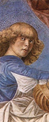 Melozzo da Forlì - angeli musicanti