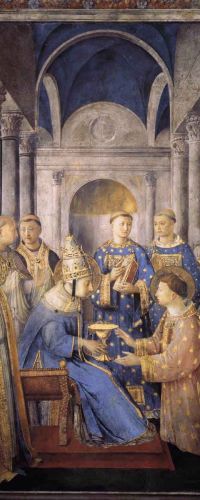 Consacrazione di san Lorenzo come diacono