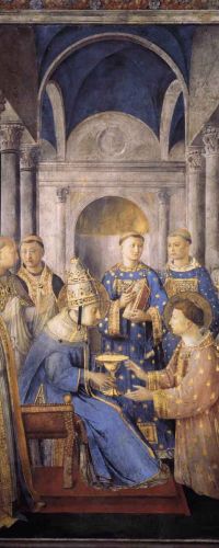 Consacrazione di san Lorenzo come diacono